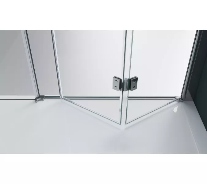 Душевая дверь BelBagno ALBANO-13-30/-C-Cr, Цвет стекла: прозрачное, Цвет профиля: Хром, Выбрать размер: 90, изображение 4