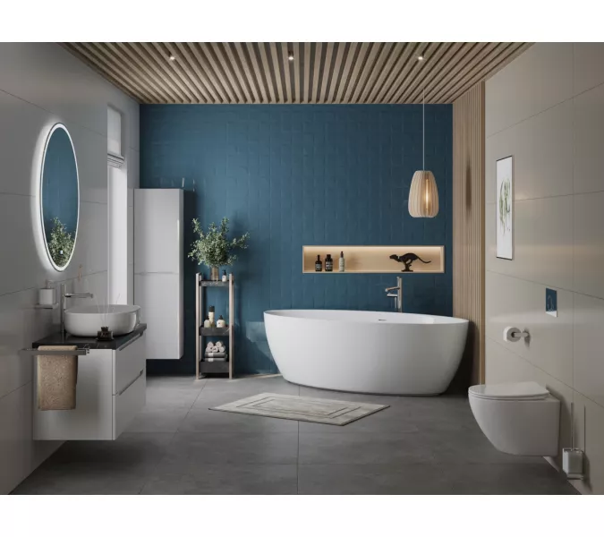 Акриловая ванна BELBAGNO BB707-1860-880, изображение 4