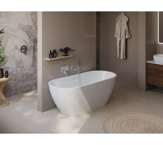 Акриловая ванна BELBAGNO UNO BB701, Выбрать размер: 170х75, изображение 7