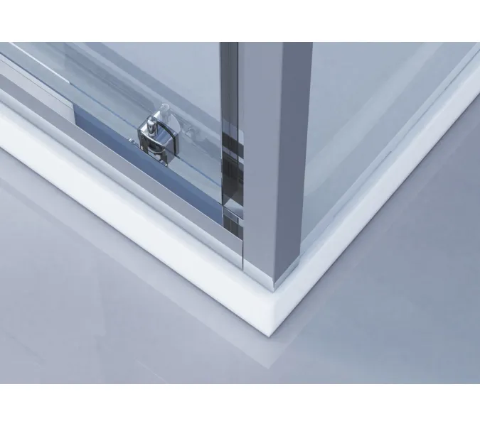 Душевой уголок BelBagno DUE-AH-1, Цвет стекла: Прозрачный, Цвет профиля: Хром, Выбрать размер: 120х90, изображение 4