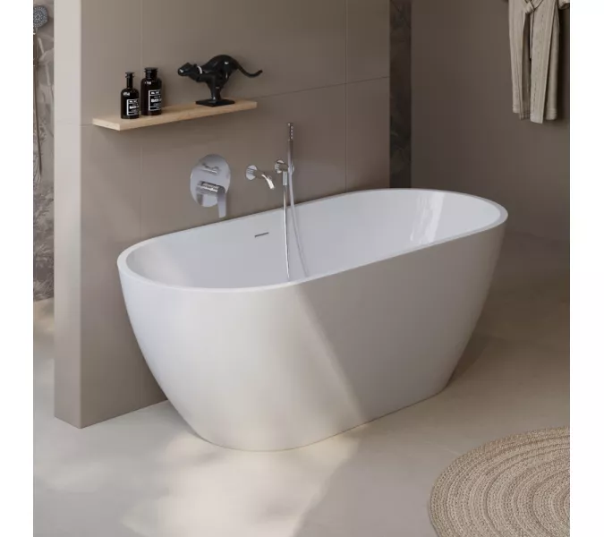 Акриловая ванна BELBAGNO UNO BB701, Выбрать размер: 170х75