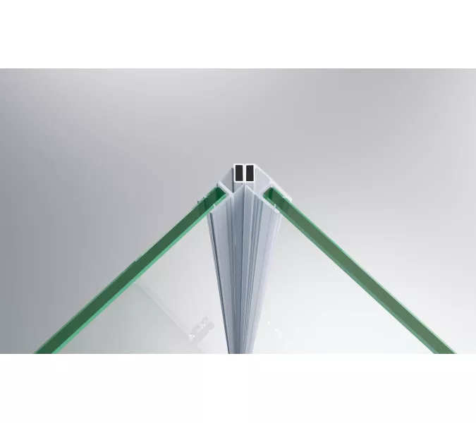 Душевой уголок BelBagno ETNA-AH-22-/-C-Cr, Цвет стекла: прозрачное, Цвет профиля: Хром, Выбрать размер: 100х120, изображение 7