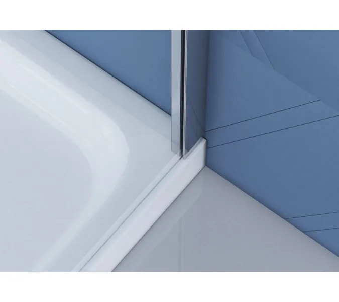 Душевой уголок BelBagno DUE-AH-1, Цвет стекла: Прозрачный, Цвет профиля: Хром, Выбрать размер: 120х90, изображение 5