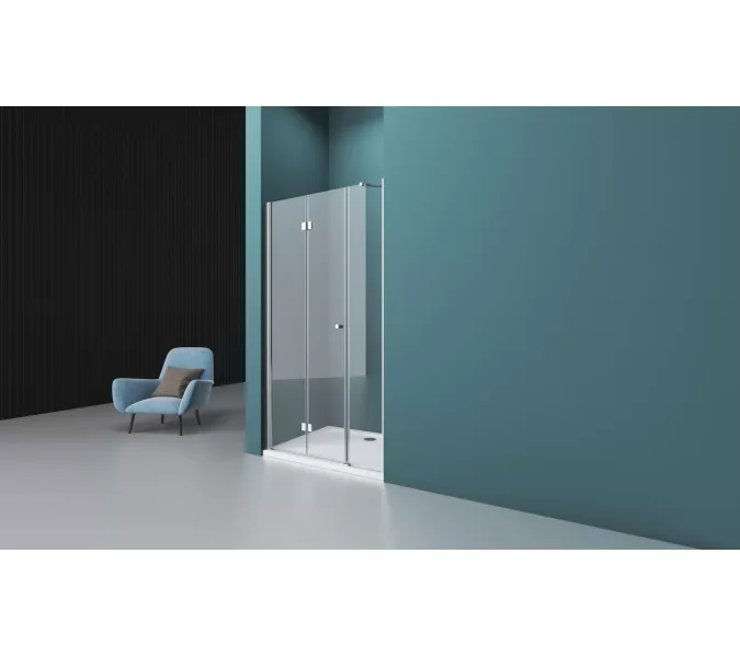 Душевая дверь BelBagno ALBANO-BS-13-90/-C-Cr, Цвет стекла: прозрачное, Цвет профиля: Хром, Выбрать размер: 185, изображение 7