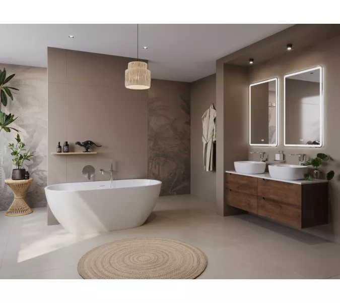 Акриловая ванна BELBAGNO UNO BB701, Выбрать размер: 170х75, изображение 5