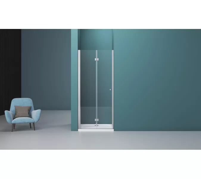 Душевая дверь BelBagno ALBANO-BS-12/-C-Cr, Цвет стекла: прозрачное, Цвет профиля: Хром, Выбрать размер: 100, изображение 8