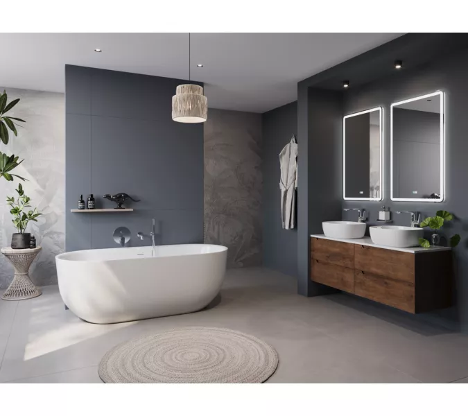 Акриловая ванна BELBAGNO BB706, Выбрать размер: 180х80, изображение 5