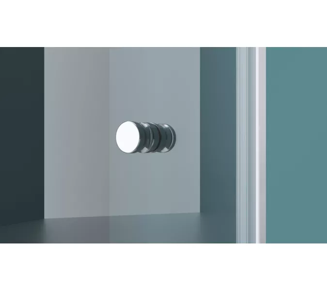 Душевая дверь BelBagno ETNA-B-12-60//-C-Cr, Цвет стекла: прозрачное, Цвет профиля: Хром, Выбрать размер: 80, изображение 2