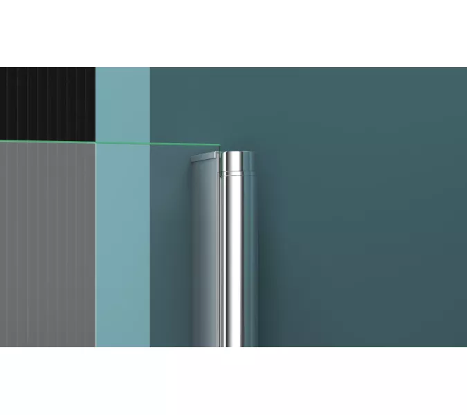 Душевая дверь BelBagno ETNA-B-11-100+/C-Cr, Цвет стекла: прозрачное, Цвет профиля: Хром, Выбрать размер: 195, изображение 4