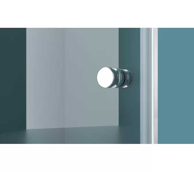 Душевая дверь BelBagno ETNA-B-1-/C-Cr-90, Цвет стекла: прозрачное, Цвет профиля: Хром, Выбрать размер: 60, изображение 2