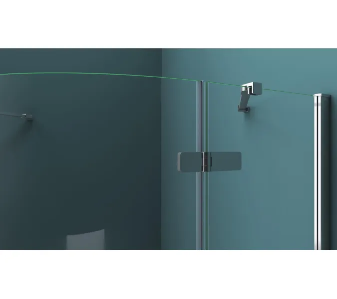 Душевой уголок BelBagno KRAFT-R-2-/C-Cr, Цвет стекла: прозрачное, Цвет профиля: Хром, Выбрать размер: 90х90, изображение 4