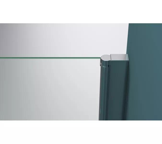 Душевая дверь BelBagno ETNA-B-11-60+/C-Cr, Цвет стекла: прозрачное, Цвет профиля: Хром, Выбрать размер: 160, изображение 3