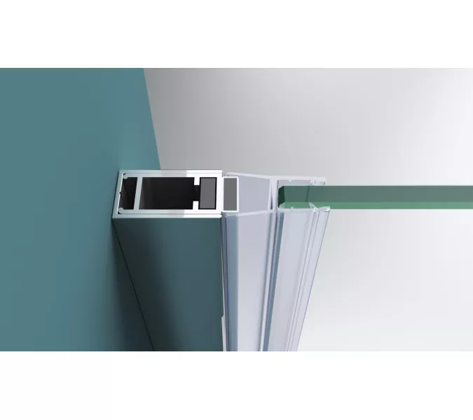 Душевая дверь BelBagno ETNA-B-12-60//-C-Cr, Цвет стекла: прозрачное, Цвет профиля: Хром, Выбрать размер: 80, изображение 7