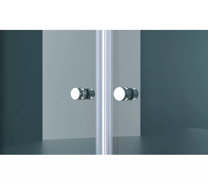 Душевая дверь BelBagno ETNA-B-2-/C-Cr, Цвет стекла: прозрачное, Цвет профиля: Хром, Выбрать размер: 120, изображение 5