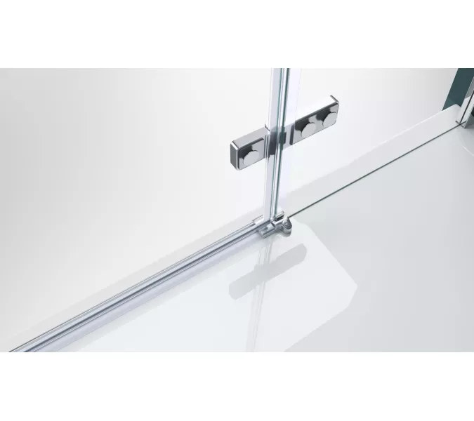 Душевая дверь BelBagno KRAFT-B-12-60/-C-Cr-L/R, Цвет стекла: прозрачное, Цвет профиля: Хром, Выбрать размер: 80, Ориентация: левый, изображение 6