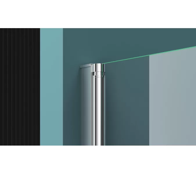 Душевая дверь BelBagno ETNA-B-11-30+/-C-Cr, Цвет стекла: прозрачное, Цвет профиля: Хром, Выбрать размер: 130, изображение 2