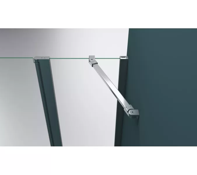 Душевая дверь BelBagno ETNA-B-12-60//-C-Cr, Цвет стекла: прозрачное, Цвет профиля: Хром, Выбрать размер: 80, изображение 4