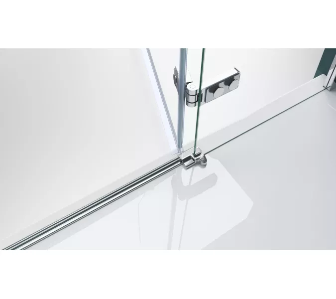 Душевая дверь BelBagno KRAFT-B-12-60/-C-Cr-L/R, Цвет стекла: прозрачное, Цвет профиля: Хром, Выбрать размер: 80, Ориентация: левый, изображение 3