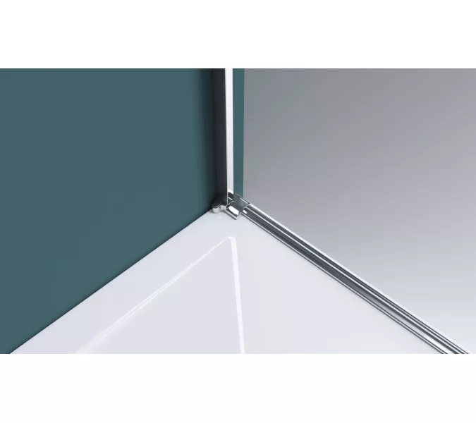 Душевая дверь BelBagno KRAFT-B-12-60/-C-Cr-L/R, Цвет стекла: прозрачное, Цвет профиля: Хром, Выбрать размер: 80, Ориентация: левый, изображение 9