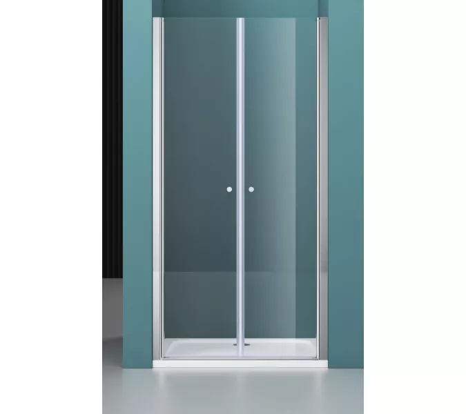 Душевая дверь BelBagno ETNA-B-2-/C-Cr, Цвет стекла: прозрачное, Цвет профиля: Хром, Выбрать размер: 120