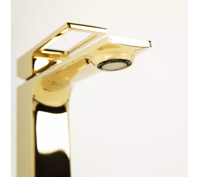Смеситель для раковины BelBagno LUCE LUC-LVM-ORO, Выбрать цвет: Золото, изображение 5