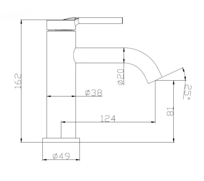 Смеситель для раковины BelBagno ETNA ETN-LVM2-IN, изображение 4