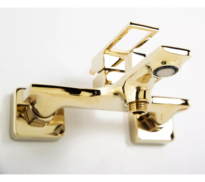 Смеситель для ванны и душа BelBagno LUCE LUC-VAS-ORO, Выбрать цвет: Золото, изображение 5
