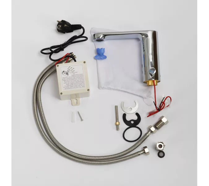 Сенсорный смеситель для раковины BelBagno BB-ELVM-CRM, изображение 2