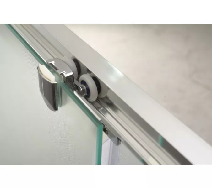 Шторка на ванну BelBagno UNIQUE-VF-2-150/180-140-C-Cr, Цвет стекла: прозрачное, Цвет профиля: Хром, изображение 4