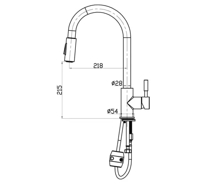 Смеситель для кухни BelBagno NOVA BB-LAM31A-IN, изображение 2