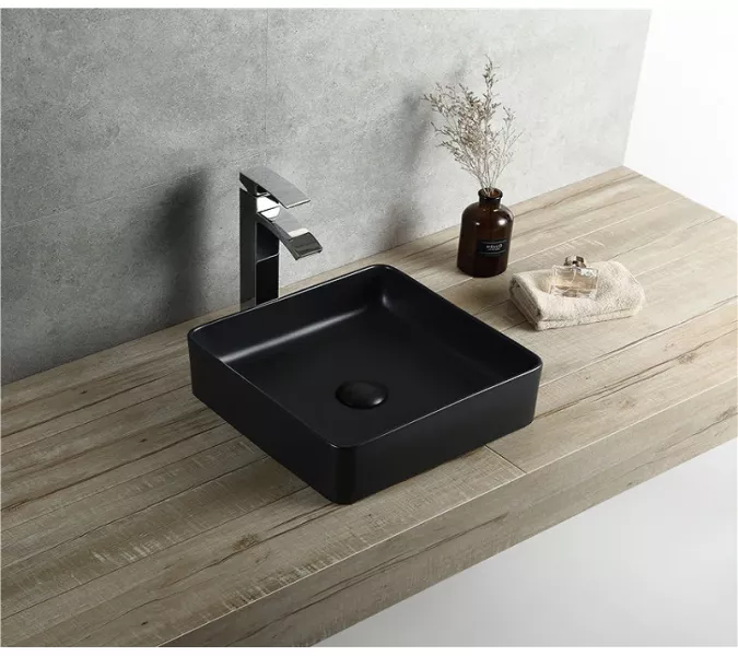 Раковина накладная прямоугольная CeramaLux  NC 1305MB, изображение 2