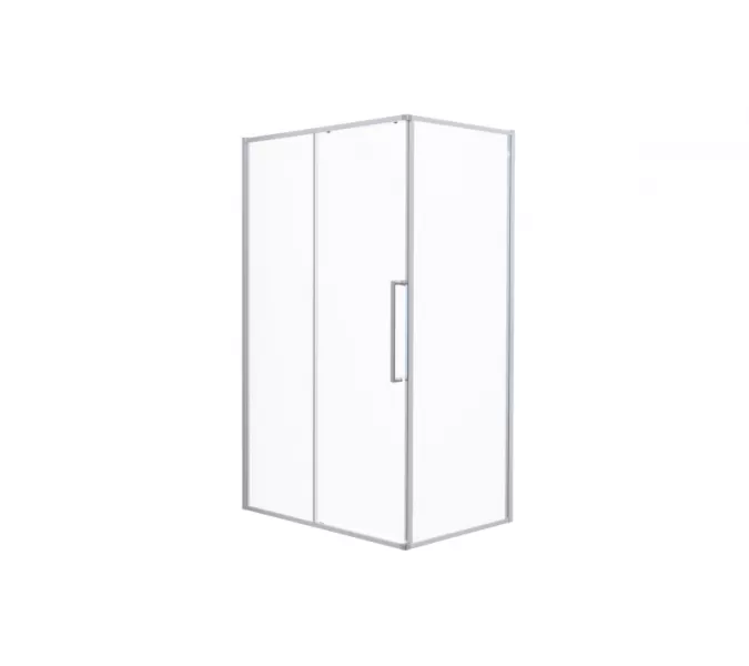 Душевое ограждение ESBANO ESS-108/119/128/129PS-C без поддона, Цвет профиля: Хром, Выбрать размер: 100х80, изображение 3