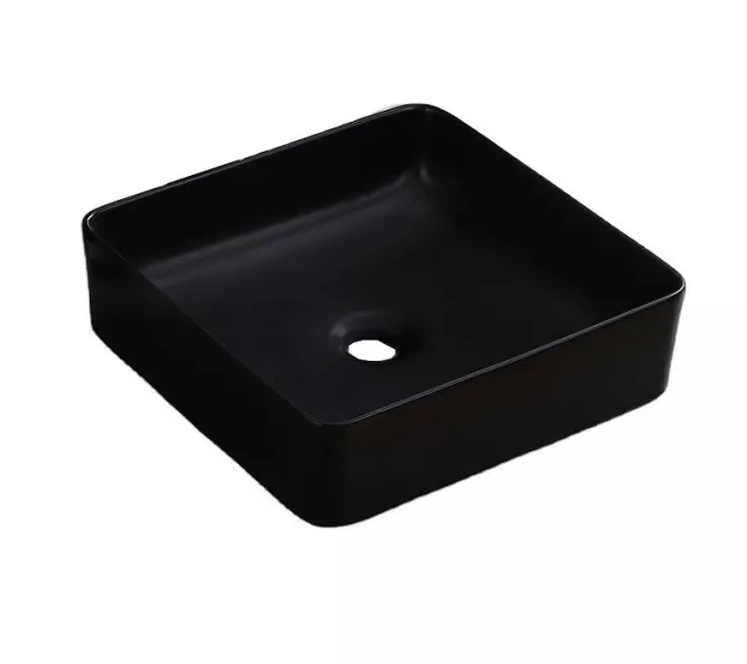 Раковина накладная прямоугольная CeramaLux  NC 1305MB, изображение 3