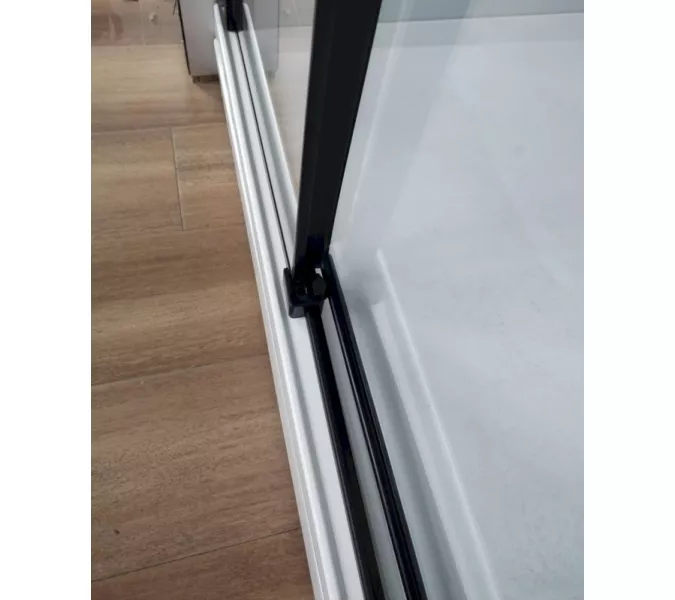 Душевая кабина ESBANO ESM-90CKR  90х90х215, Цвет стекла: прозрачное, Цвет профиля: Черный, Тип поддона: Низкий, Выбрать размер: 90х90, изображение 8