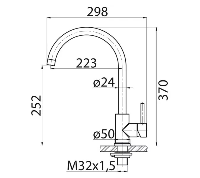 Смеситель для кухни BelBagno BB-LAM03-2-IN-NERO, изображение 4