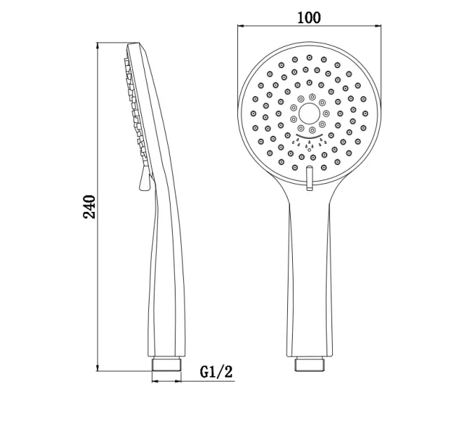 Ручной душ BelBagno BB-D1C5, изображение 2