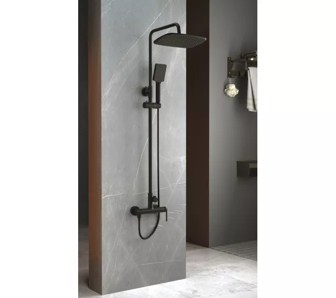 Душевая стойка BelBagno ACQUA ACQUA-DOCM-NERO, изображение 2