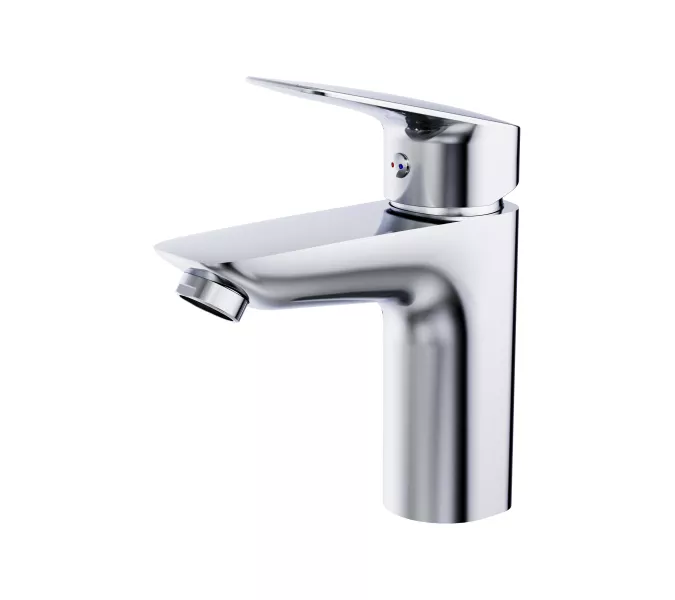 Смеситель для раковины без донного клапана BelBagno DUE-LVM-CRM-W0