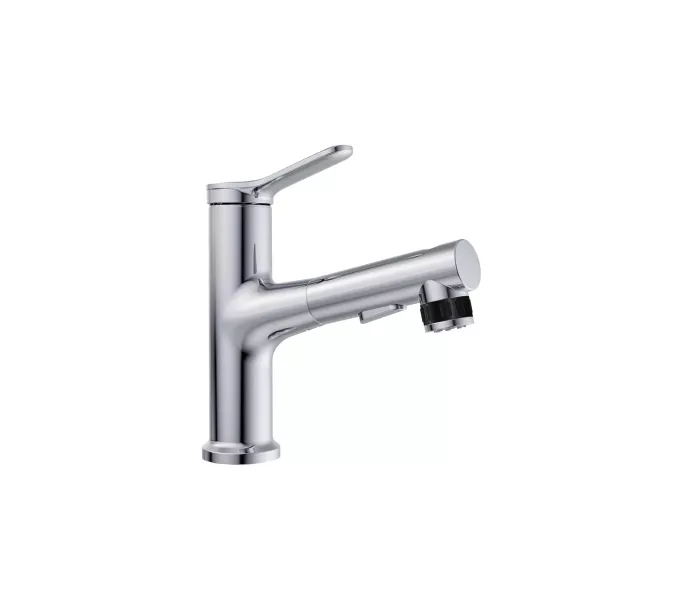 Смеситель для раковины с выдвижным изливом BelBagno BB-LVMD-CRM-W0