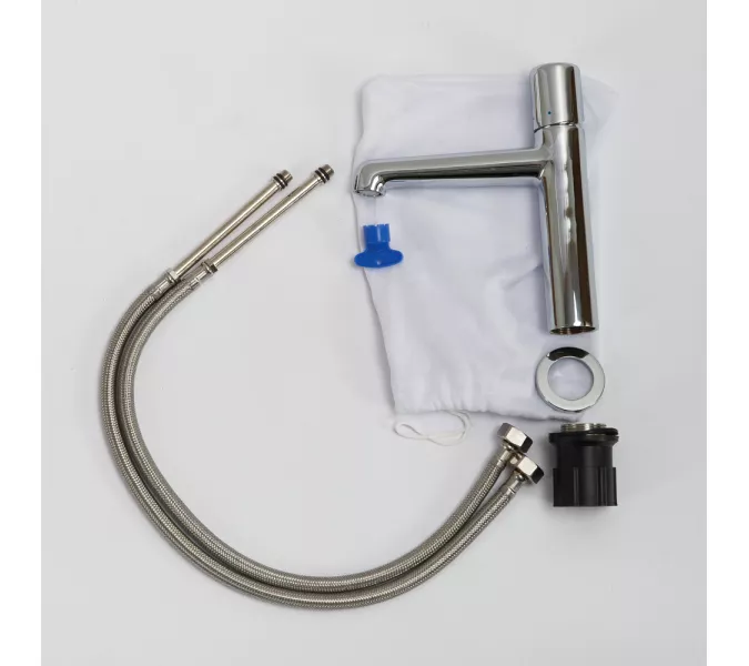 Смеситель для раковины BelBagno UNO UNO-LVM-CRM, Выбрать цвет: Хром, изображение 5