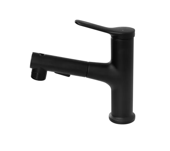 Смеситель для раковины с выдвижным изливом BelBagno BB-LVMD-NERO-W0, изображение 2