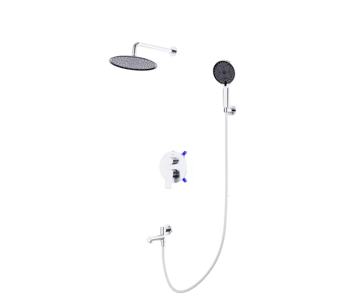 Душевой комплект встраиваемый с изливом BelBagno MARINO-VDSET-CRM