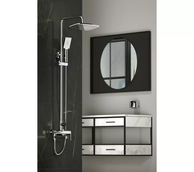 Душевая стойка BelBagno ACQUA ACQUA-VSCM-CRM, изображение 2