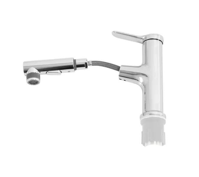 Смеситель для раковины с выдвижным изливом BelBagno BB-LVMD-CRM-W0, изображение 4