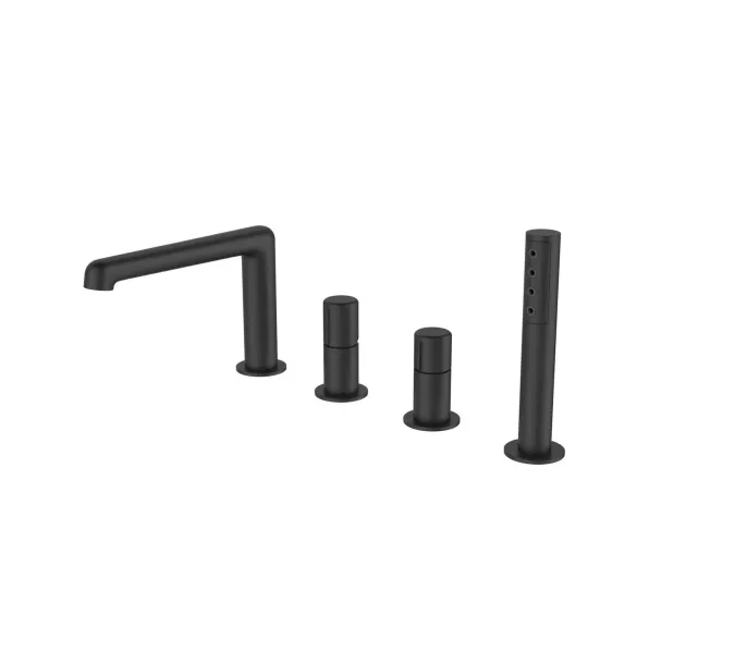 Смеситель на борт ванны BelBagno UNO UNO-BVD4-CRM