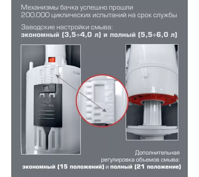 Инсталляция для подвесных унитазов  ESBANO  "FRAM" без кнопки, изображение 9