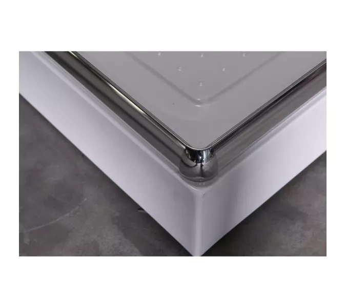 Душевой уголок ESBANO  ESR-8024/8034  матовое, Цвет профиля: Хром, Тип поддона: Низкий, Выбрать размер: 90х90, изображение 11