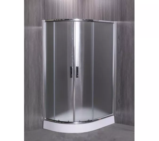 Душевой уголок ESBANO  ESR-8027A  L/R, Цвет стекла: матовое, Цвет профиля: Хром, Тип поддона: Низкий, Выбрать размер: 120х80, Ориентация: правая