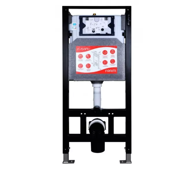 Инсталляция для подвесных унитазов  ESBANO  "FRAM" без кнопки