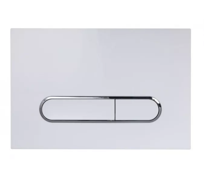 Кнопка смыва  ESBANO OVL-17GW, Выбрать цвет: Белый глянцевый